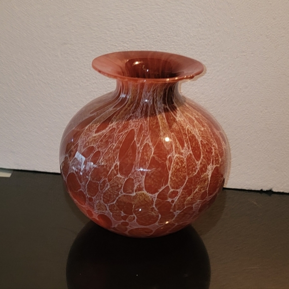 MAESTRI VETRAI AZZURRA ART GLASS 10x10" MADE IN ITALY STAMPED - Picture 10 of 14